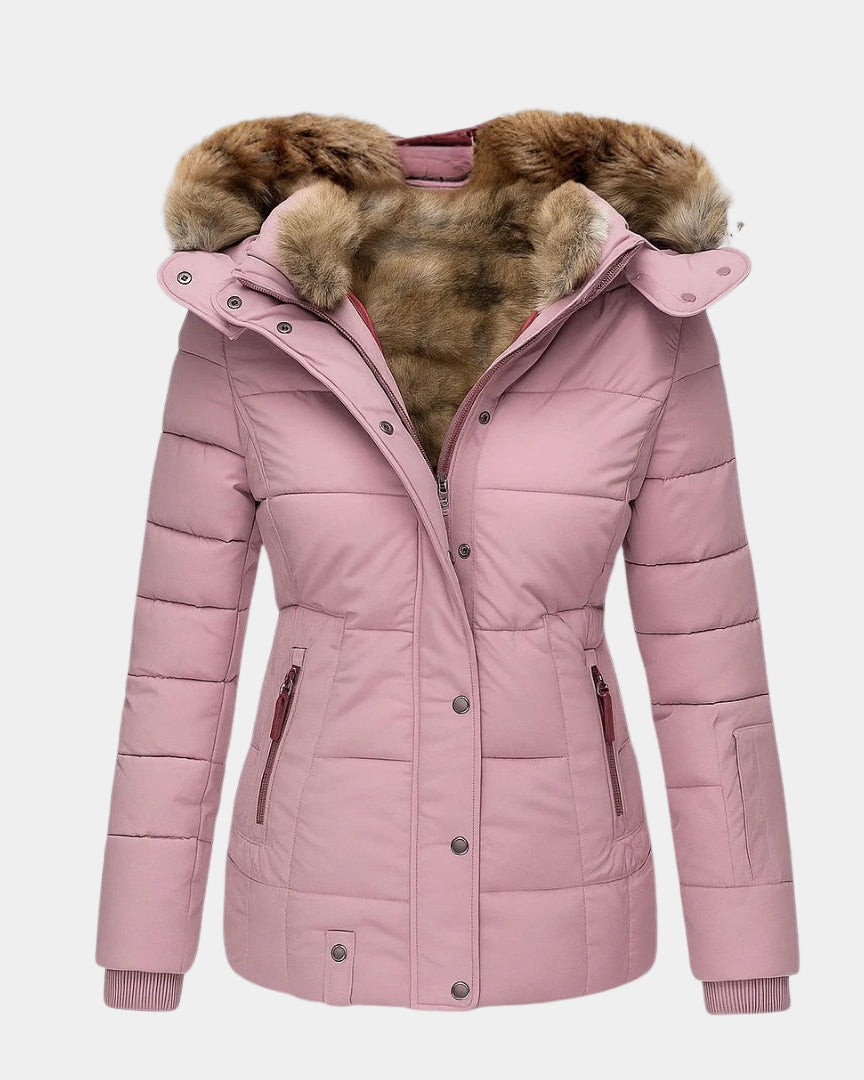 CARMINA | Abrigo de invierno con forro de piel