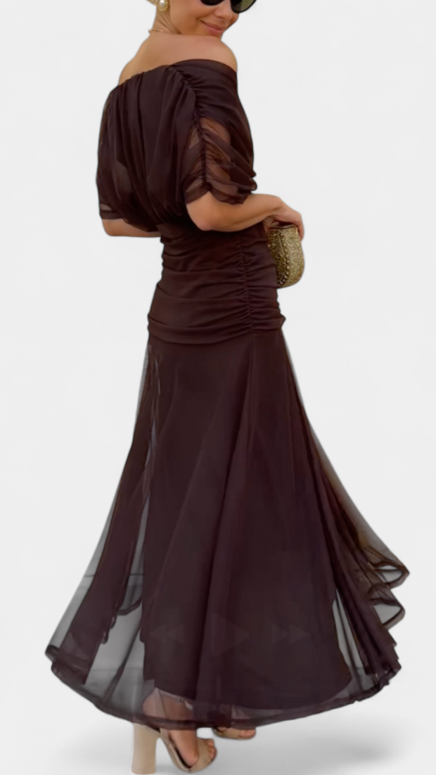 ROSANNA | Vestido largo floral con escote en V