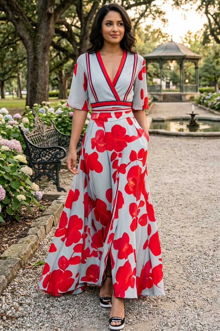 ROCÍO | Elegante Vestido de Flores