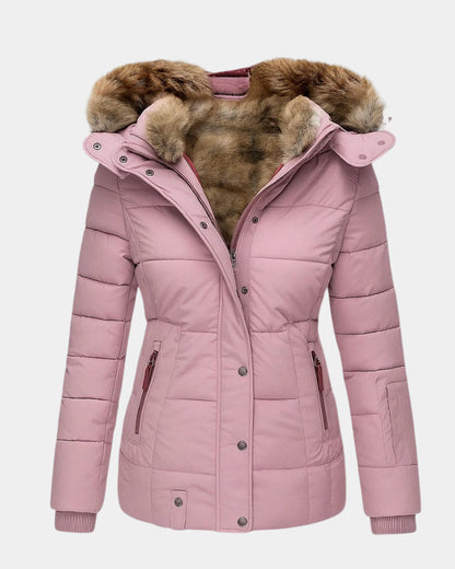 CARMINA | Abrigo de invierno con forro de piel