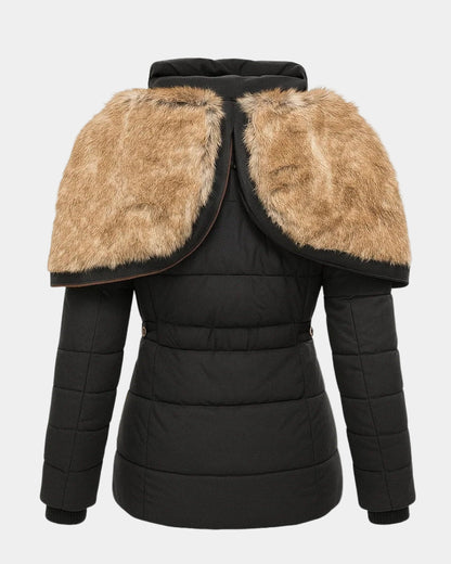 CARMINA | Abrigo de invierno con forro de piel