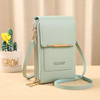 📱 Bolso ForeverBag® con pantalla táctil para mujeres – Compartimento para cargar el móvil, a prueba de robos y resistente al agua ✨