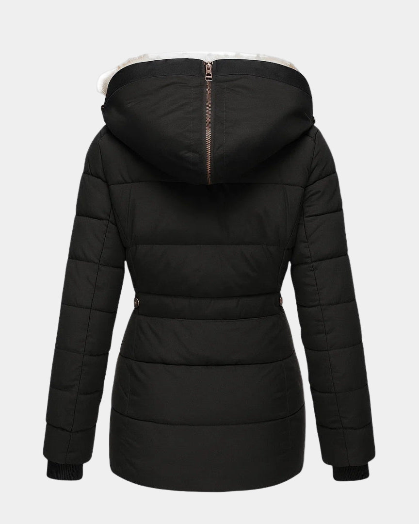 CARMINA | Abrigo de invierno con forro de piel