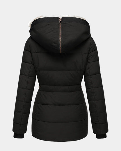 CARMINA | Abrigo de invierno con forro de piel