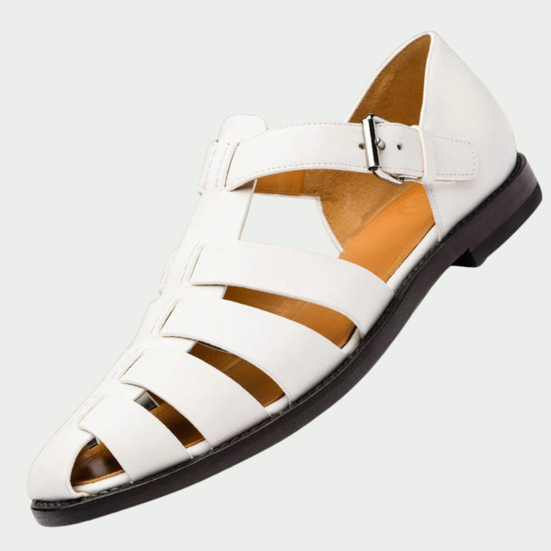 GIORDANO|SANDALIAS GLADIADOR DE PIEL