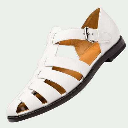 GIORDANO|SANDALIAS GLADIADOR DE PIEL