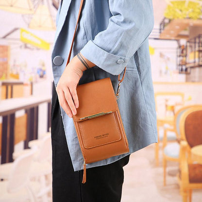 📱 Bolso ForeverBag® con pantalla táctil para mujeres – Compartimento para cargar el móvil, a prueba de robos y resistente al agua ✨
