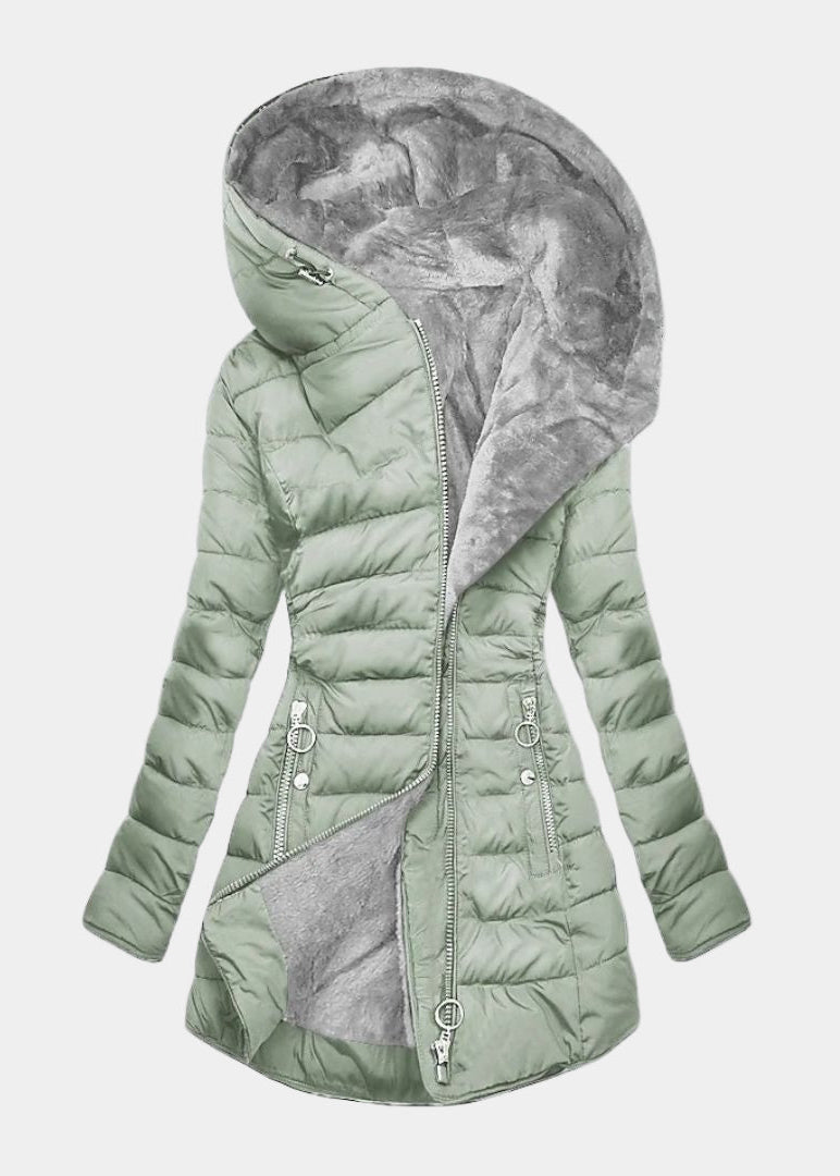 KARIMA | Abrigo de invierno con cálido forro de piel