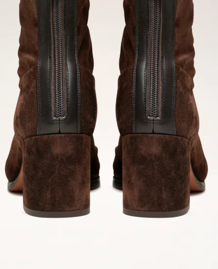 Donatella™ | Botines con Tacón de Punta Cuadrada