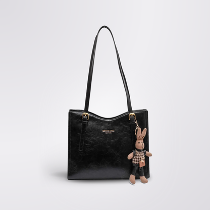 LENNA | Bolso de hombro vintage de piel vegana