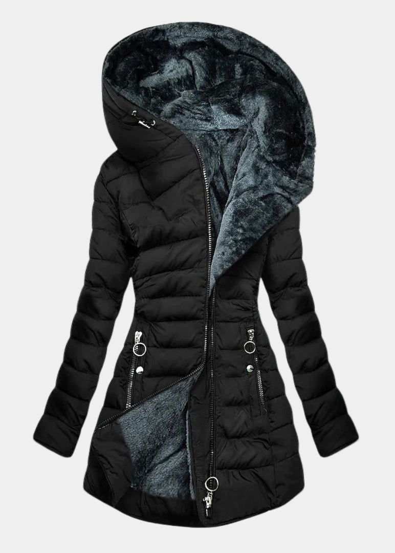 KARIMA | Abrigo de invierno con cálido forro de piel
