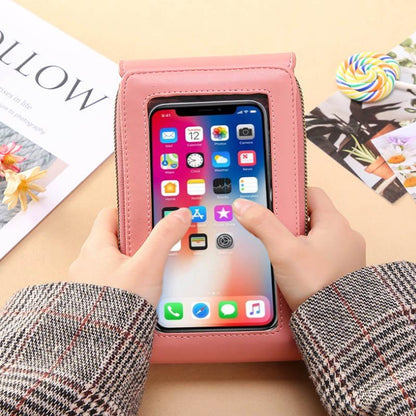 📱 Bolso ForeverBag® con pantalla táctil para mujeres – Compartimento para cargar el móvil, a prueba de robos y resistente al agua ✨