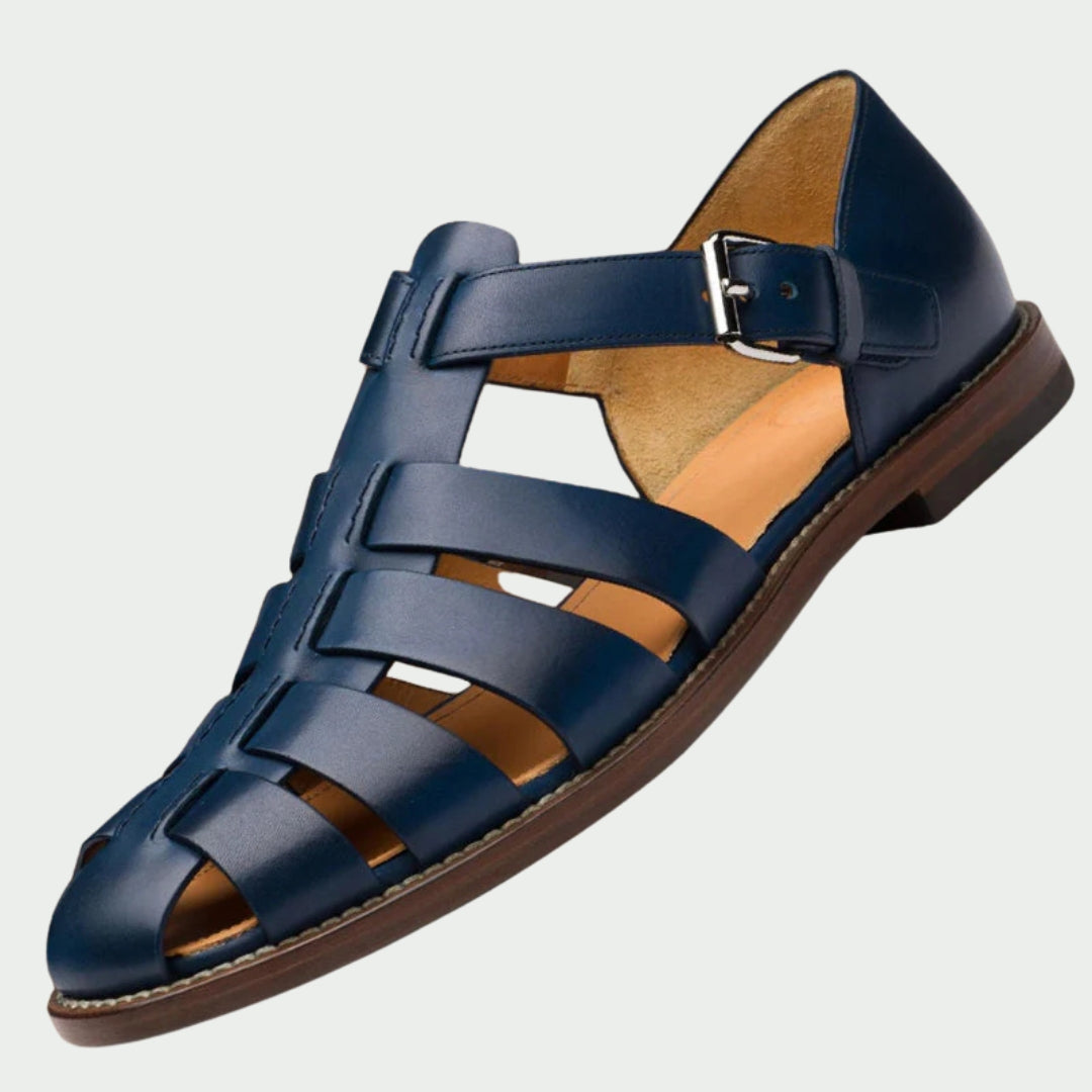 GIORDANO|SANDALIAS GLADIADOR DE PIEL