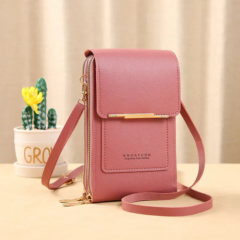 📱 Bolso ForeverBag® con pantalla táctil para mujeres – Compartimento para cargar el móvil, a prueba de robos y resistente al agua ✨