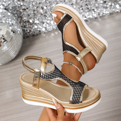 ELISABETTA|SANDALIAS ORTOPÉDICAS CON CUÑA