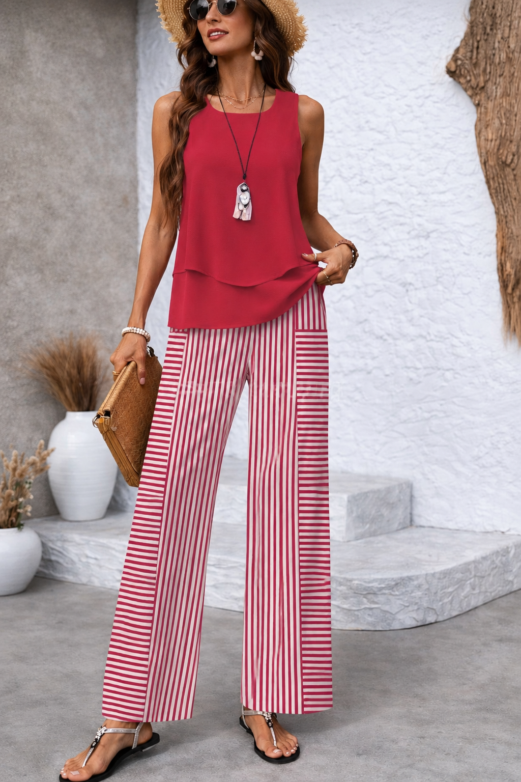 Rosalía | Conjunto Riviera a Rayas