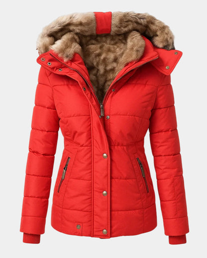 CARMINA | Abrigo de invierno con forro de piel