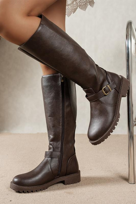 Rosalba™ | Botas elegantes de tacón bajo para mujer