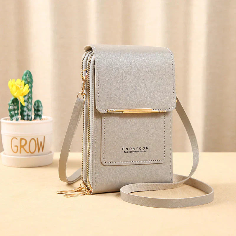 📱 Bolso ForeverBag® con pantalla táctil para mujeres – Compartimento para cargar el móvil, a prueba de robos y resistente al agua ✨