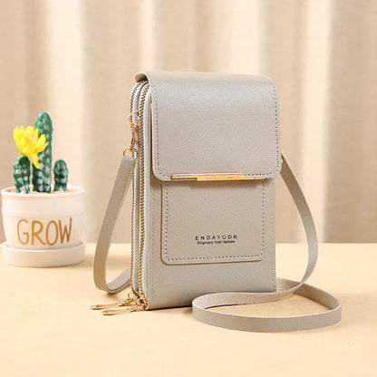 📱 Bolso ForeverBag® con pantalla táctil para mujeres – Compartimento para cargar el móvil, a prueba de robos y resistente al agua ✨