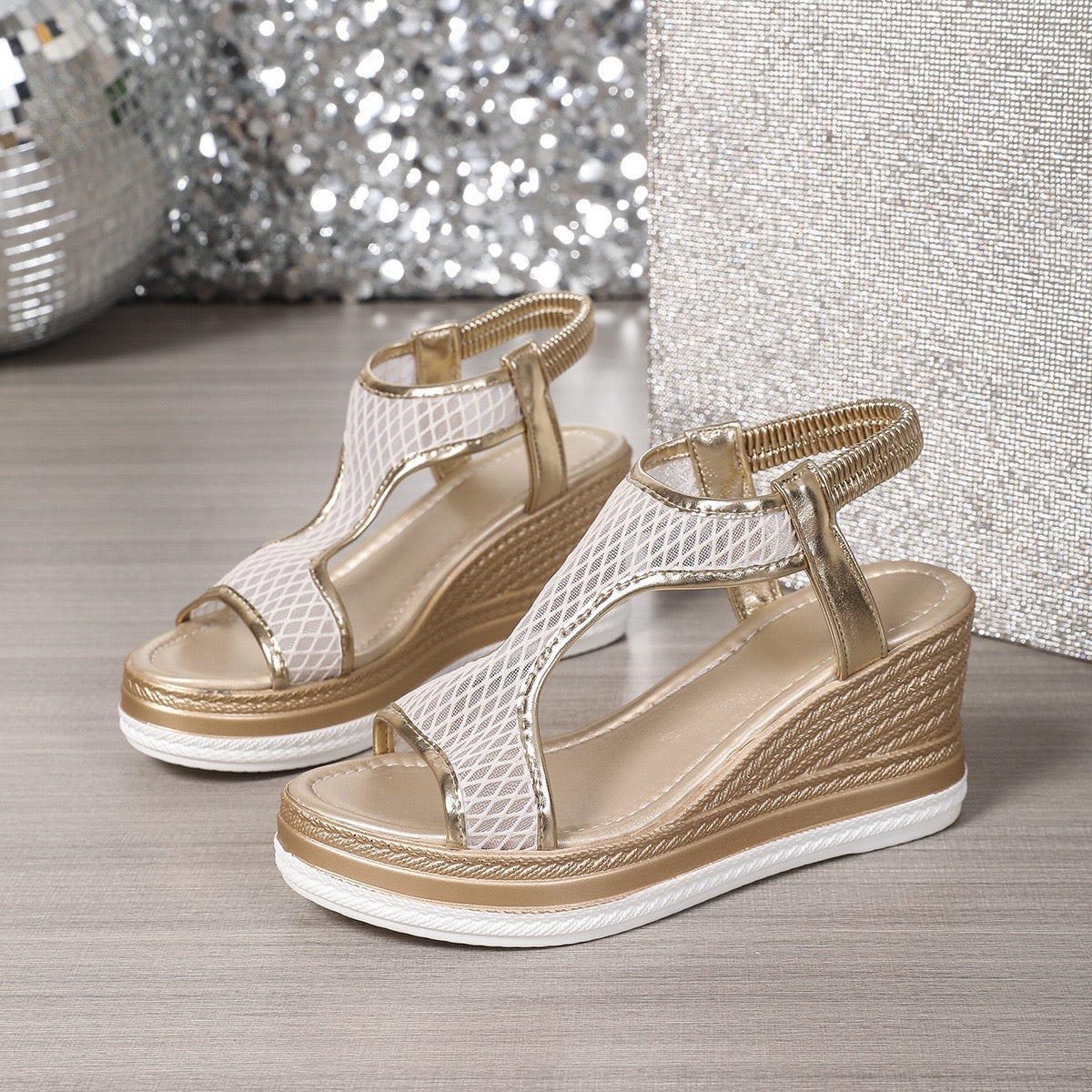 ELISABETTA|SANDALIAS ORTOPÉDICAS CON CUÑA