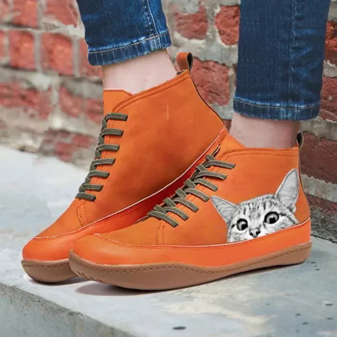 ASHLEIGH™|BOTINES INSPIRADOS EN GATOS