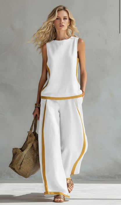 LEILA | Conjunto Elegante de dos piezas