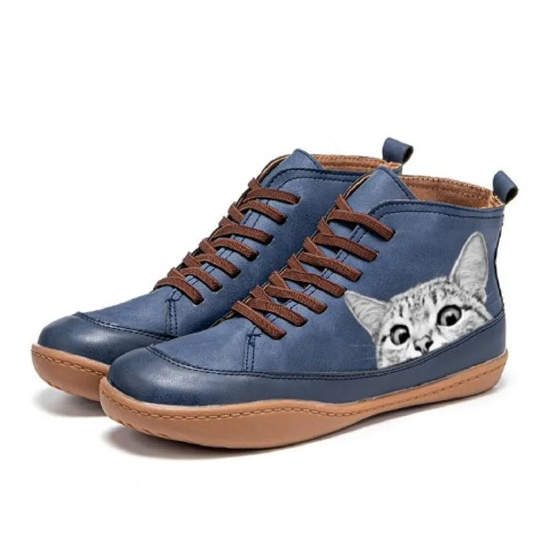 ASHLEIGH™|BOTINES INSPIRADOS EN GATOS