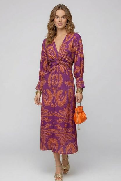 INDIA | Vestido Maxi con Escote en V