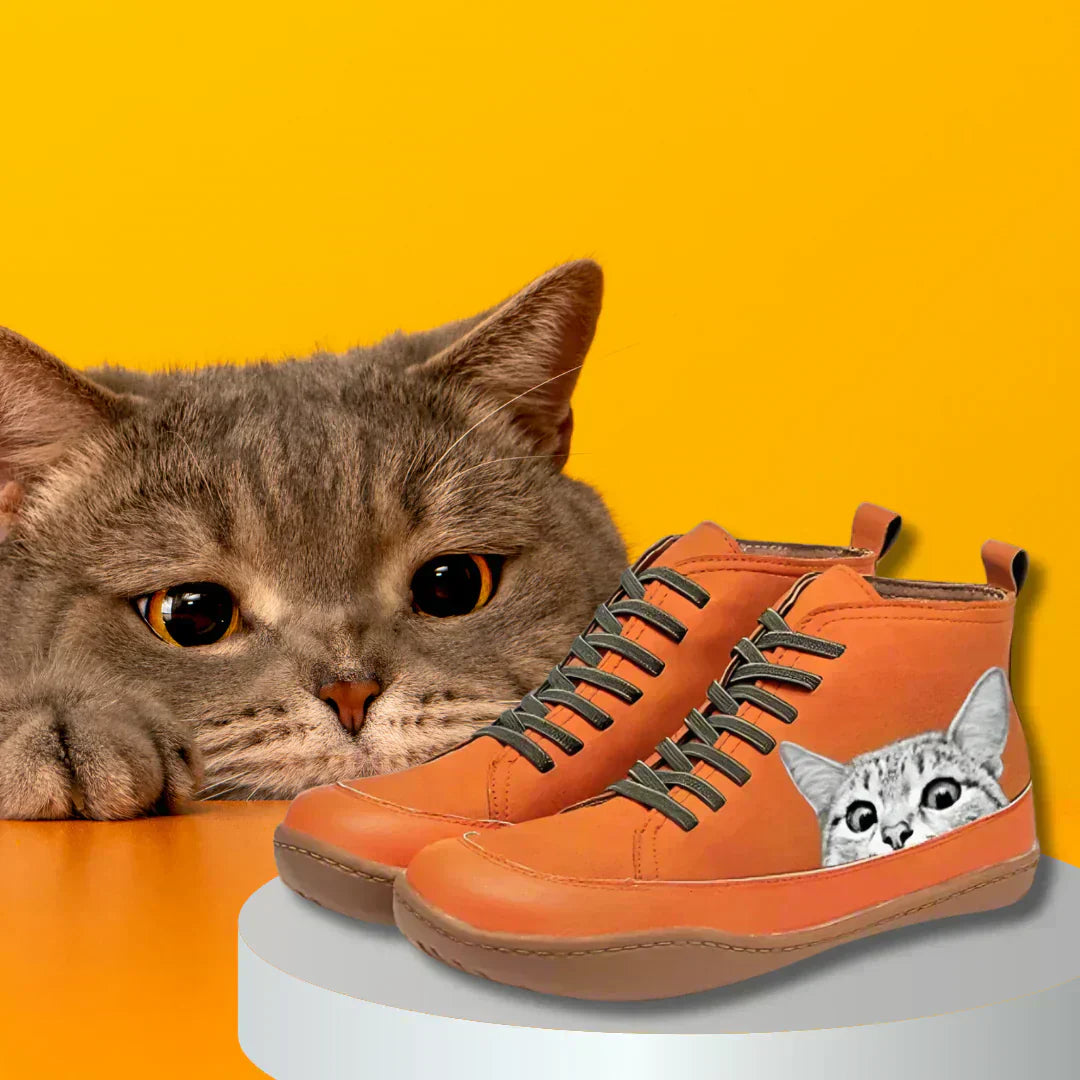 ASHLEIGH™|BOTINES INSPIRADOS EN GATOS