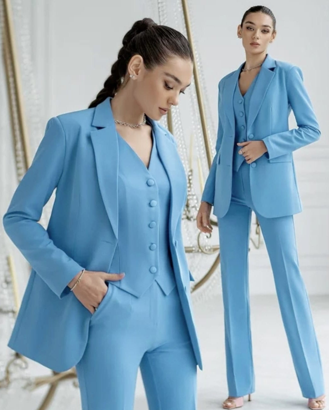 Traje MARTINA (Chaqueta + Pantalón + Chaleco)