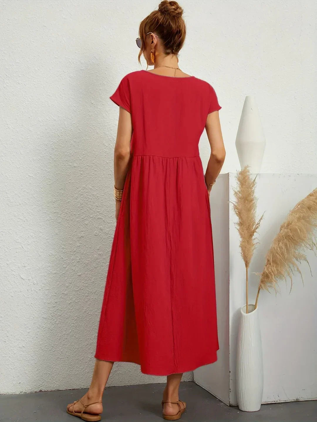 GABRIELLA™ | Vestido midi fluido de elegancia atemporal