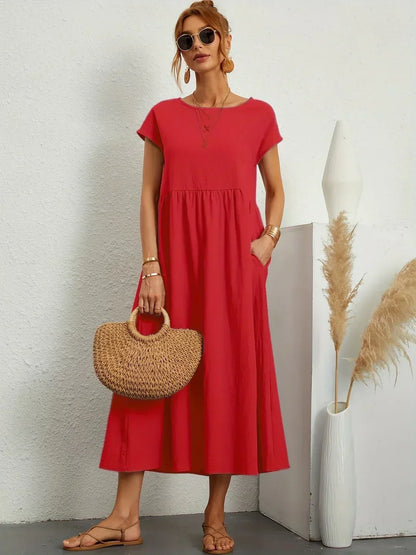 GABRIELLA™ | Vestido midi fluido de elegancia atemporal
