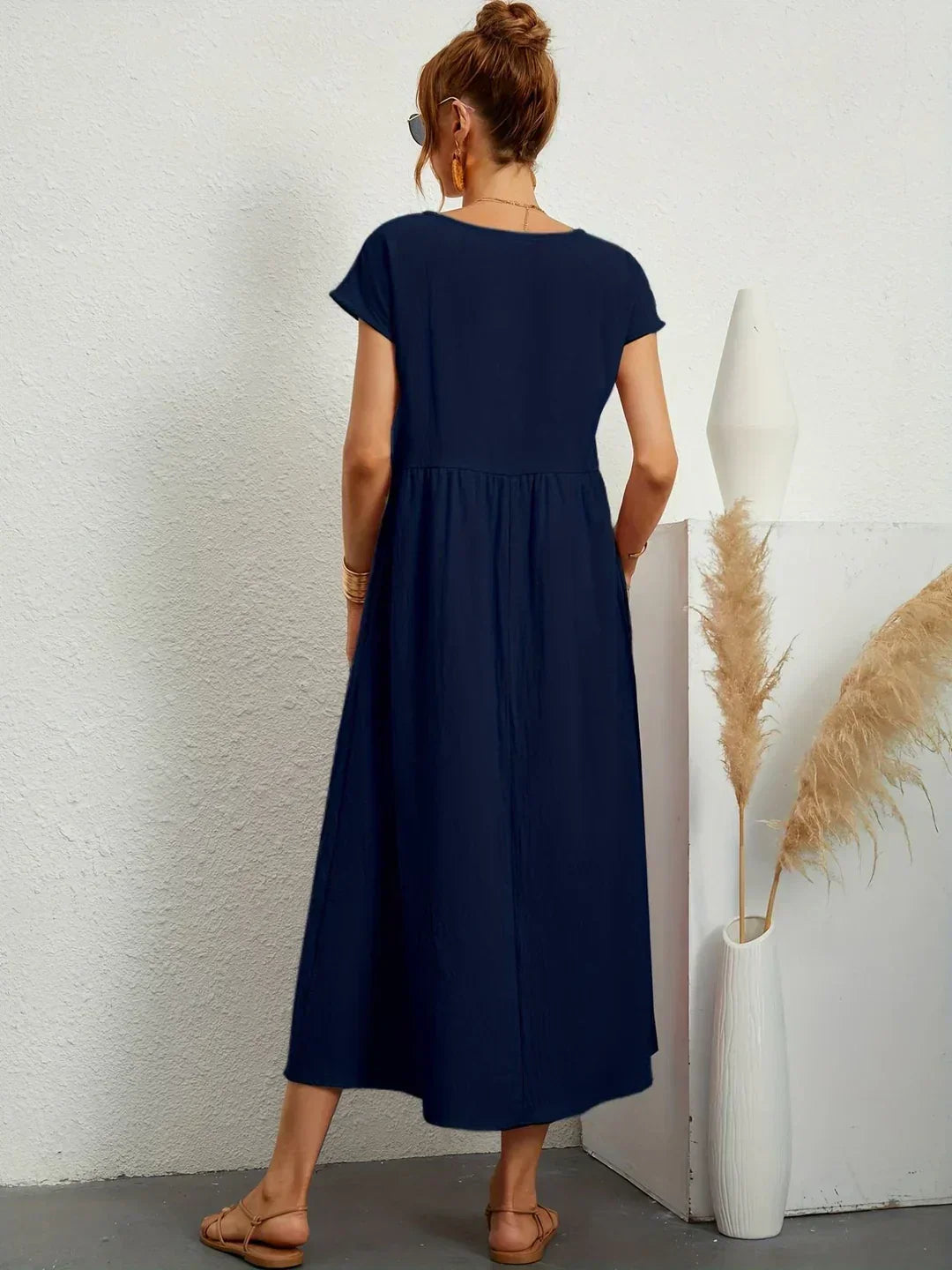 GABRIELLA™ | Vestido midi fluido de elegancia atemporal