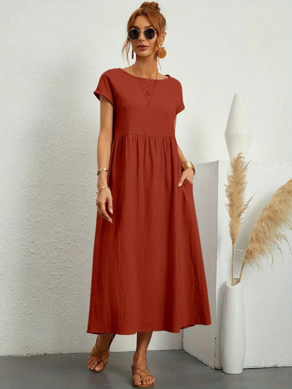 GABRIELLA™ | Vestido midi fluido de elegancia atemporal