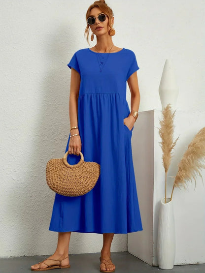 GABRIELLA™ | Vestido midi fluido de elegancia atemporal