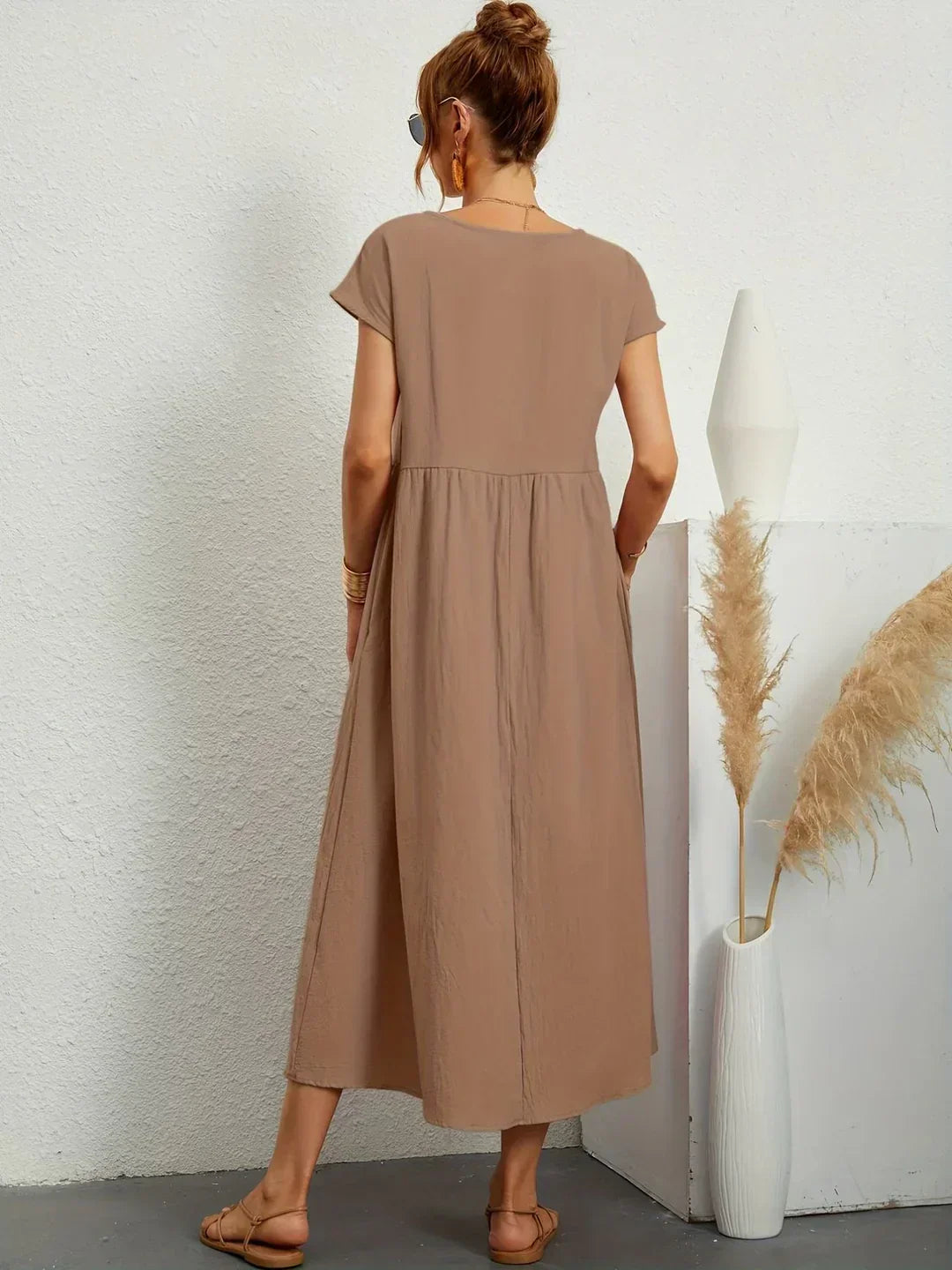 GABRIELLA™ | Vestido midi fluido de elegancia atemporal