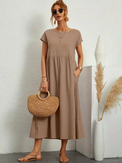 GABRIELLA™ | Vestido midi fluido de elegancia atemporal