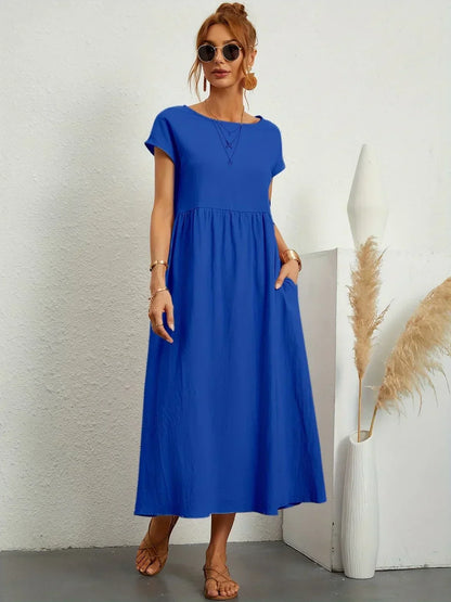 GABRIELLA™ | Vestido midi fluido de elegancia atemporal