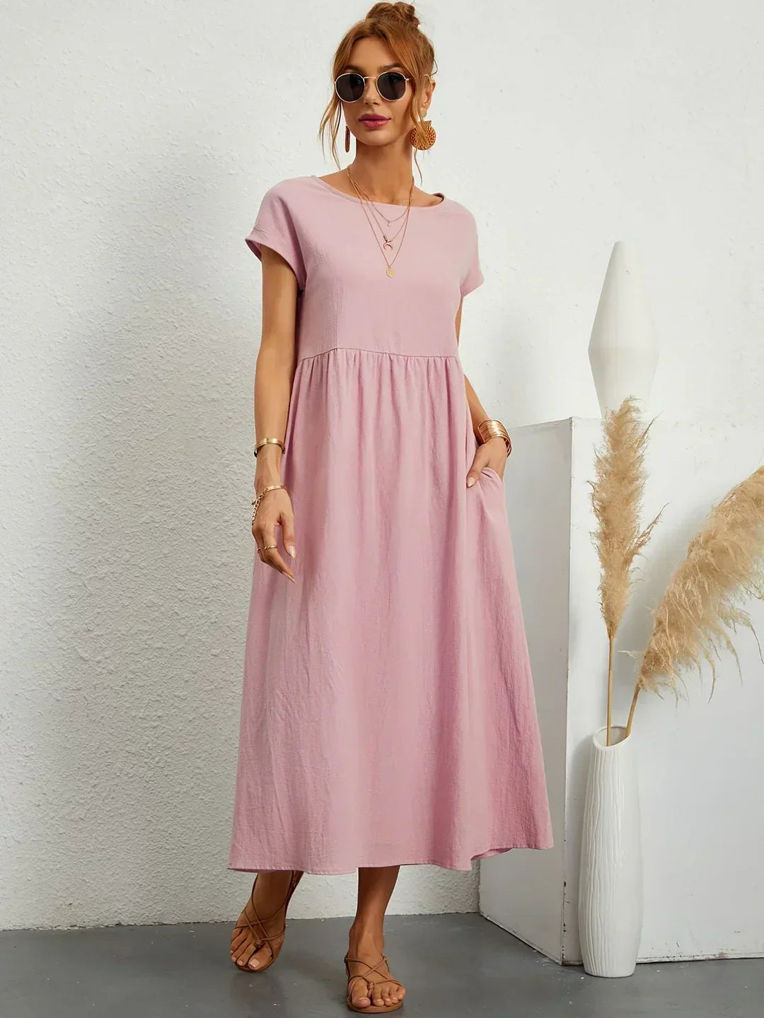 GABRIELLA™ | Vestido midi fluido de elegancia atemporal