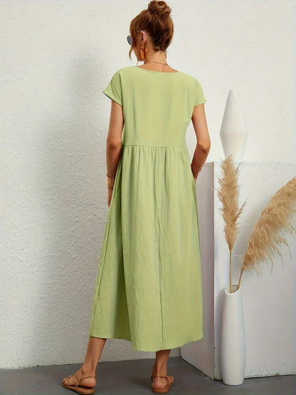 GABRIELLA™ | Vestido midi fluido de elegancia atemporal