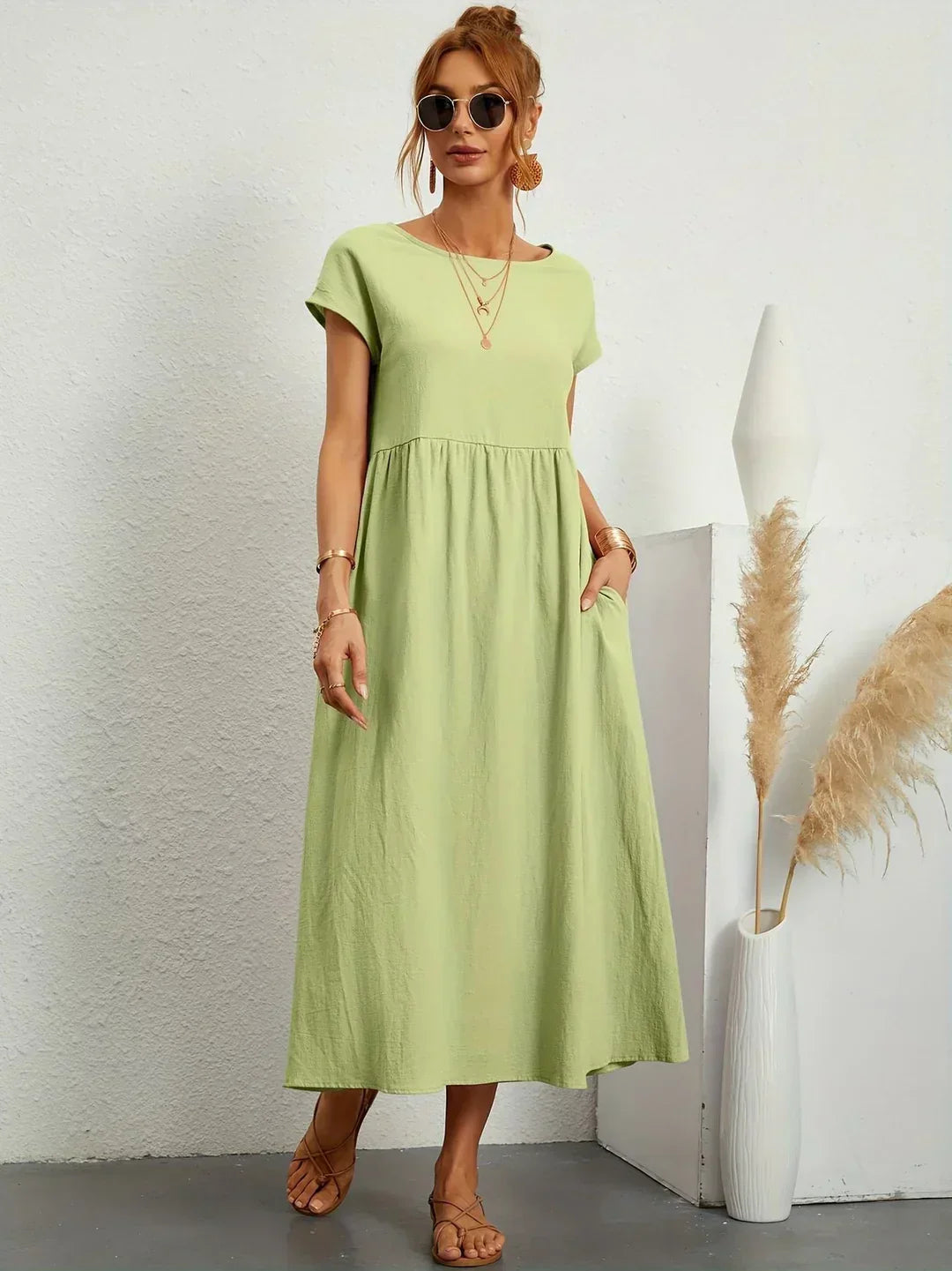 GABRIELLA™ | Vestido midi fluido de elegancia atemporal