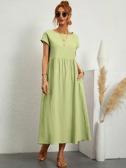 GABRIELLA™ | Vestido midi fluido de elegancia atemporal