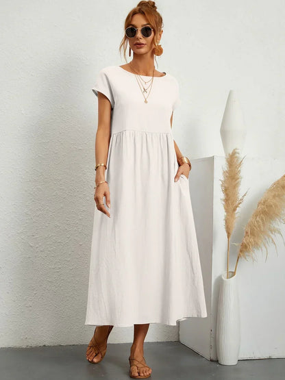 GABRIELLA™ | Vestido midi fluido de elegancia atemporal