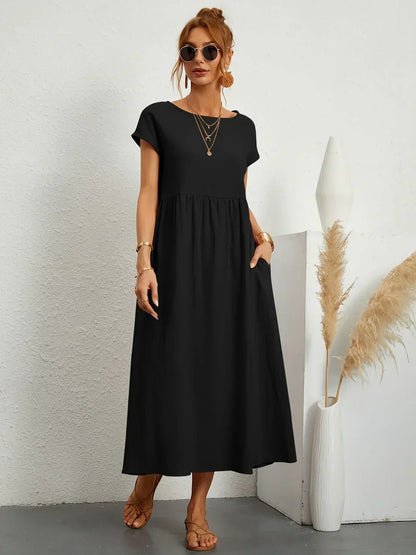 GABRIELLA™ | Vestido midi fluido de elegancia atemporal