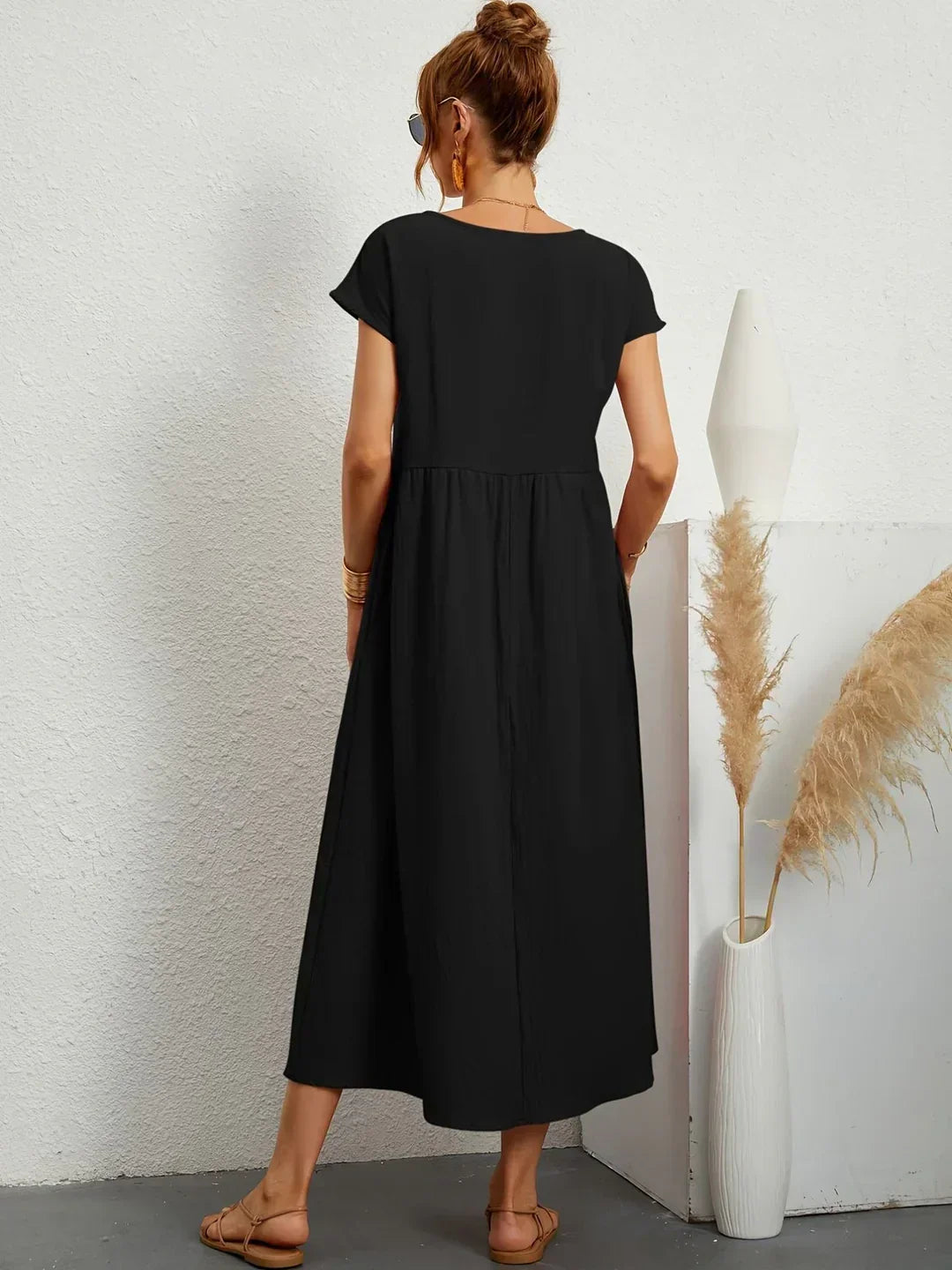 GABRIELLA™ | Vestido midi fluido de elegancia atemporal