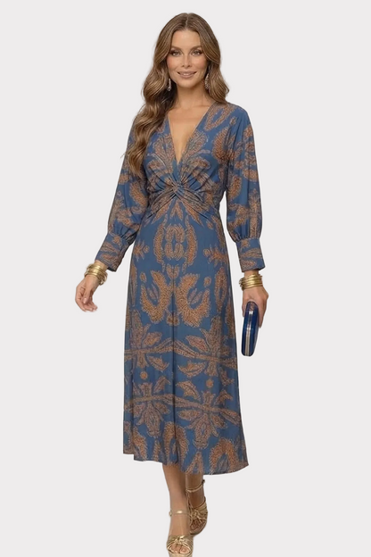 INDIA | Vestido Maxi con Escote en V