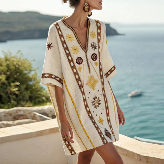 Vera - Elegante y Cómoda Vestido de Playa para Días de Verano