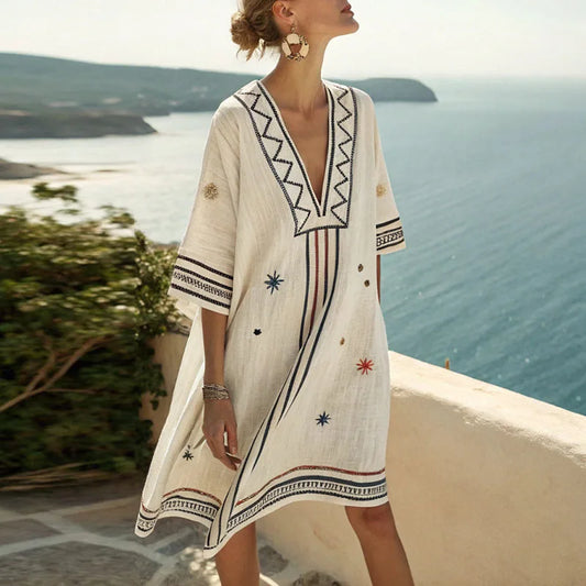 Naomi - Elegante y versátil vestido de playa para días de verano