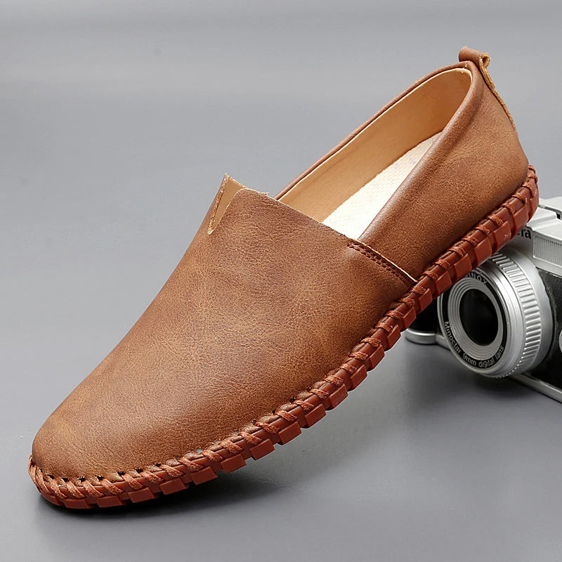 GIORDI™|MOCASINES DE PIEL ARTESANAL